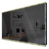 Specchio LED Rettangolare | Controllo tramite interruttore a muro | Luce bianca calda - Reyze Serie Edge Modello 3